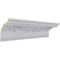Ekena Millwork 6 3/4"H x 6 7/8"P x 9 5/8"F x 94 1/2"L, (19 1/4" Repeat), Floral Swag Crown Moulding MLD06X06X09FL - alternate 4